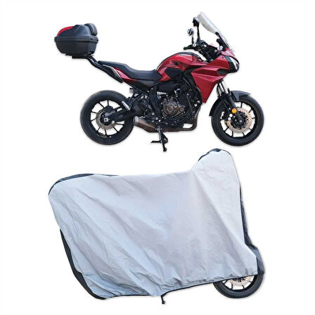 GP Kompozit Universal Orta Boy Motosiklet Brandası Gri