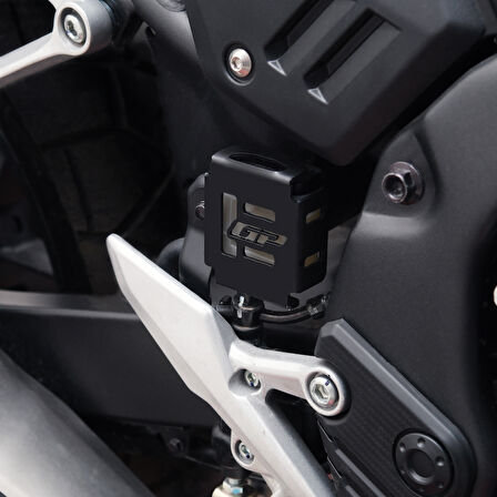 GP Kompozit Honda NX 500 2025 Uyumlu Fren Rezervuarı Koruma Kapağı Siyah
