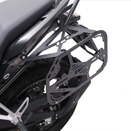 GP Kompozit Honda NX 500 2025 Uyumlu Yan Çanta Demiri Siyah