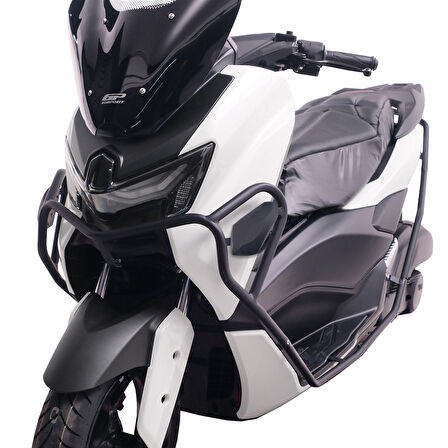 GP Kompozit Yamaha NMAX 125 / 155 2025 Uyumlu Motor Koruma Demiri Siyah