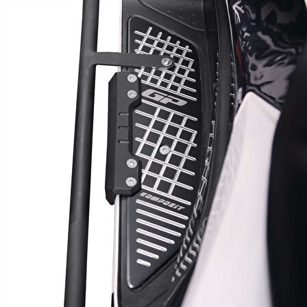 GP Kompozit Honda PCX 125 2025 Uyumlu Basamak Alüminyum Siyah