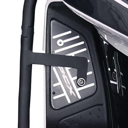 GP Kompozit Honda PCX 125 2025 Uyumlu Basamak Alüminyum Siyah