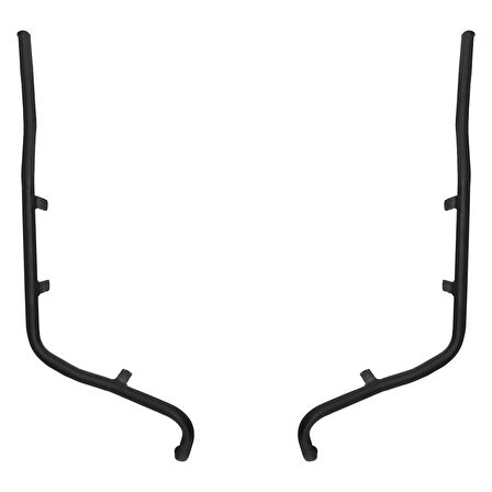 GP Kompozit RKS Reale 125 2022-2025 Uyumlu Motor Koruma Demiri Siyah