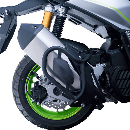 GP Kompozit RKS Reale 125 2022-2025 Uyumlu Egzoz Koruma Demiri Siyah