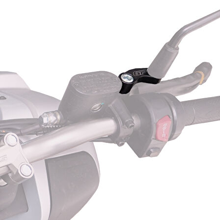 GP Kompozit RKS Reale 125 2022-2025 Uyumlu Ayna Genişletme Siyah