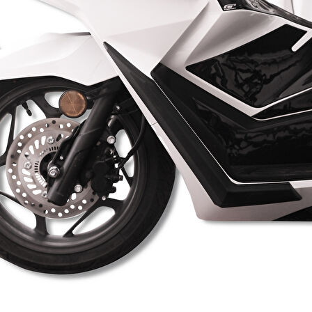 GP Kompozit Honda PCX 125 / 150 2025 Uyumlu Alt Bacak Koruma Siyah