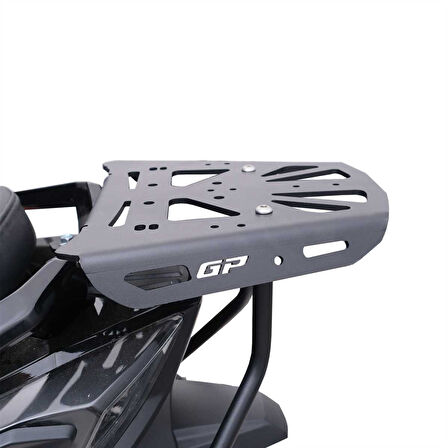 GP Kompozit Kymco DTX 250 / 360 2021-2024 Uyumlu Arka Çanta Demiri Siyah