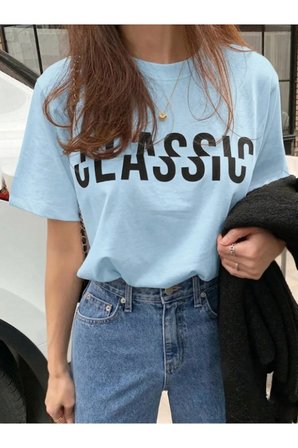 Unisex Classical Baskılı Tasarım Tshirt