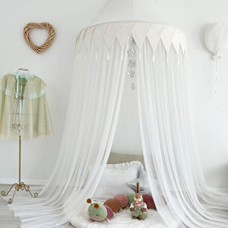 Pamuka Duvar Tentesi 120 Cm Beyaz