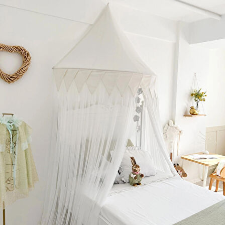 Pamuka Duvar Tentesi 120 Cm Beyaz