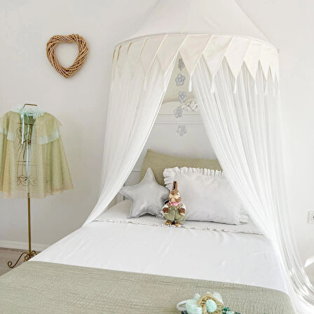 Pamuka Duvar Tentesi 120 Cm Beyaz