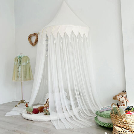 Pamuka Duvar Tentesi 120 Cm Beyaz