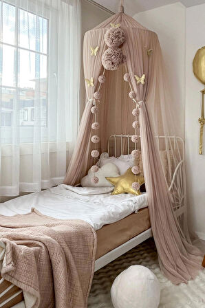 Pamuka Tül Cibinlik Plus Pinkish Stone