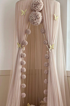 Pamuka Tül Cibinlik Plus Pinkish Stone