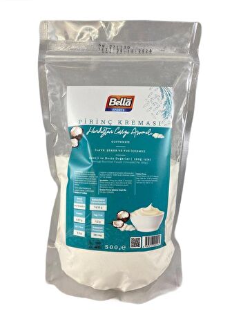 BellaNut Pirinç Kreması Hindistan Cevizi 500 gr.