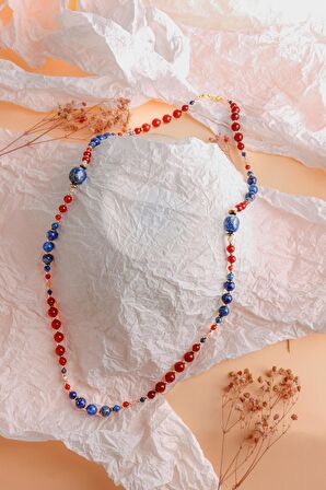 Zahira, Akik Lapis Güneş Taşı Doğal Taş Kolye