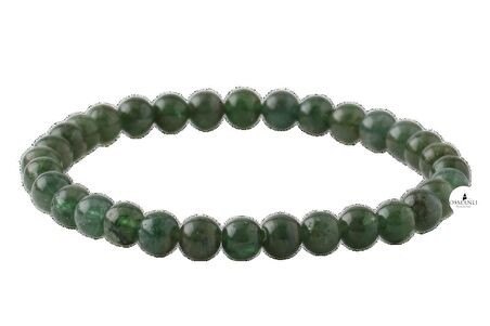 Yeşil Apatit 6mm Doğal Taş Bileklik