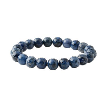 Dumortierit 10mm Doğal Taş Bileklik