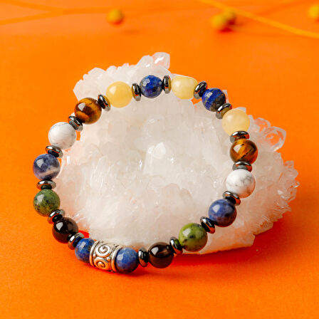 Erkek Öğrenci Doğal Taş Bileklik