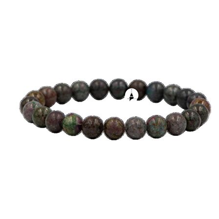 Ruby Kiyanit 8mm Doğal Taş Bileklik
