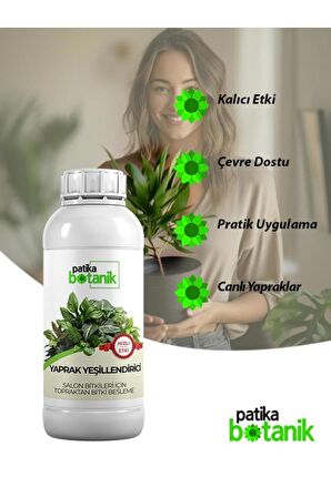 500 ML Yaprak Yeşillendirici - Süs Bitkileri İçin- Topraktan