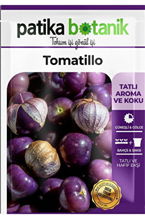30 Adet Mor Altın Çilek (Tomatillo) Tohumu