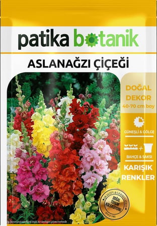 100 Adet Aslanağzı Çiçek Tohumu (Antirrhinum Majus)