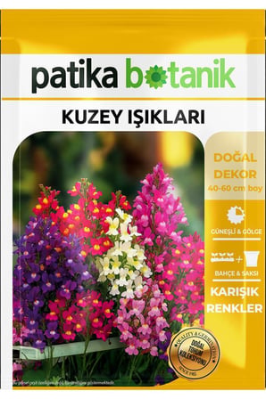 100 Adet Kuzey Işıkları Çiçek Tohumu (Linaria Maroccana)