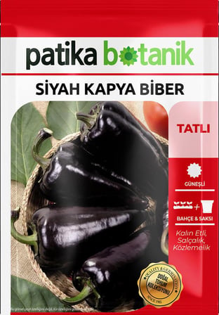 20 Adet Siyah Kapya Biber Tohumu