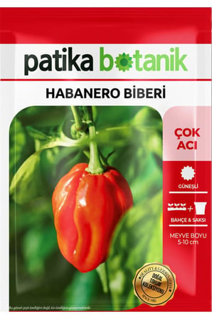 20 adet Habanero Biber Tohumu (Çok Acı)