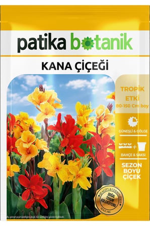 5 Adet Kana Çiçeği Tohumu (Canna İndica)