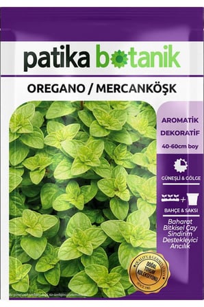 100 Adet Oregano / Mercanköşk Bitkisi Tohumu (Origanum vulgare)