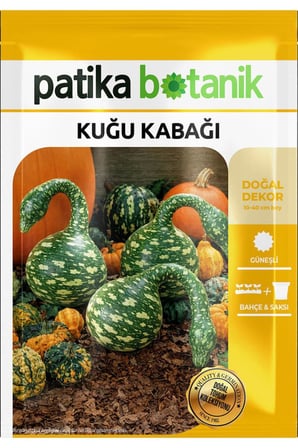 5 Adet Kuğu Kabağı Çiçek Tohumu (Lagenaria siceraria)