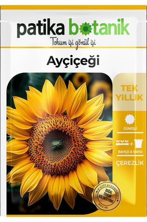 40 Adet Ata Tohumu Çerezlik Ayçiçeği (Heliantus Annus)