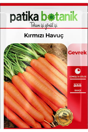 1500 Adet Ata Tohumu Kırmızı Havuç