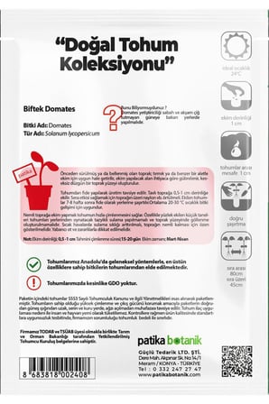 80 Adet Ata Tohumu Biftek Domates
