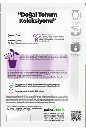 40 Adet Ata Tohumu Çemen Otu