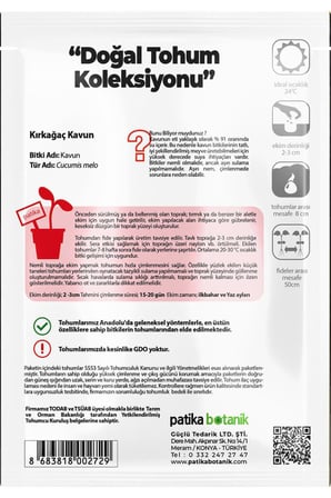 25 Adet Ata Tohumu Kırkağaç Kavun