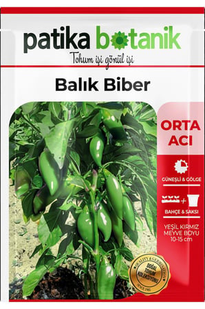 80 Adet Ata Tohumu Balık Biber