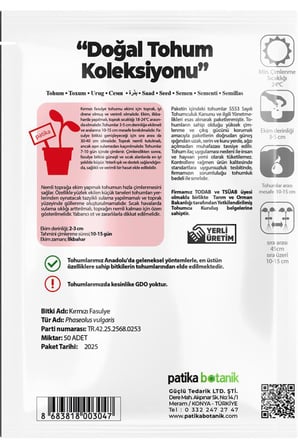 40 Adet Ata Tohumu Kırmızı Fasulye