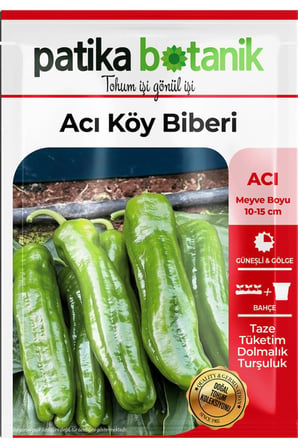 80 Adet Ata Tohumu Acı Köy Biberi