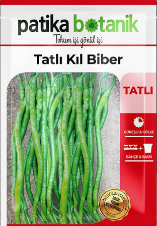30 Adet Tatlı Kıl Biber Tohumu