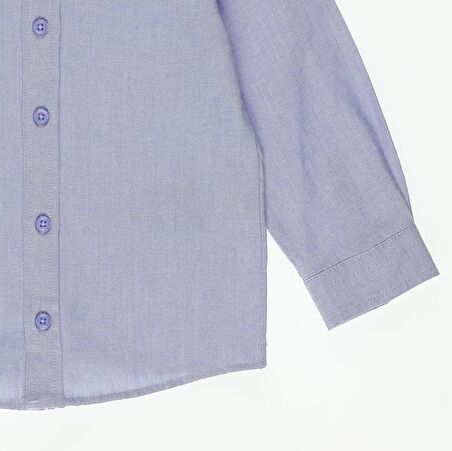Panço Erkek Çocuk Basic Oxford Gömlek Lacivert
