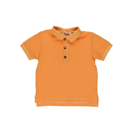 Panço Erkek Çocuk Polo Yakalı T-Shirt Oranj