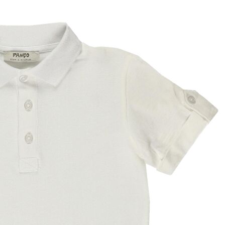 Panço Erkek Çocuk Polo Yaka T-Shirt Somon