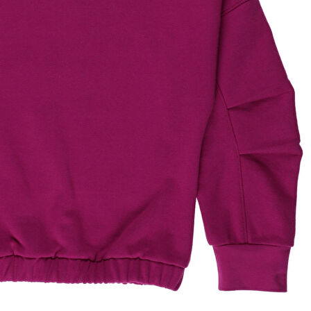 Panço Kız Çocuk Kolu Pilise Detaylı Sweatshirt Yeşil