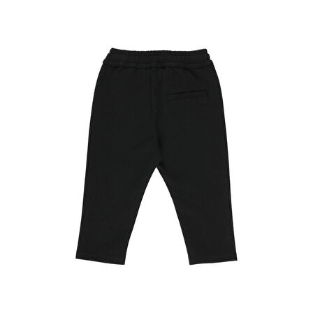 Panço Erkek Çocuk Düğmeli Pantolon Siyah