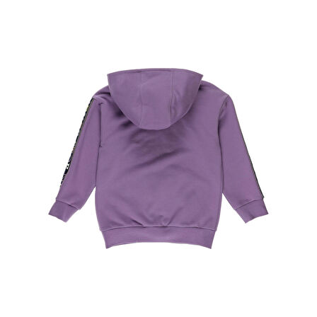 Panço Erkek Çocuk Baskılı Sweatshirt Mor