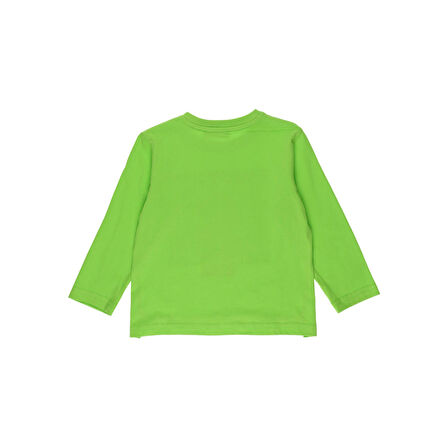 Panço Erkek Çocuk Baskılı T-Shirt Yeşil