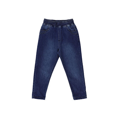 Panço Erkek Çocuk Beli Lastikli Pantolon Lacivert